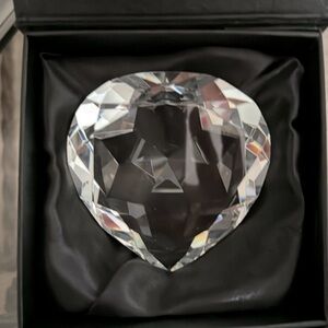 Crystal heart paperweight in Gorgeous box